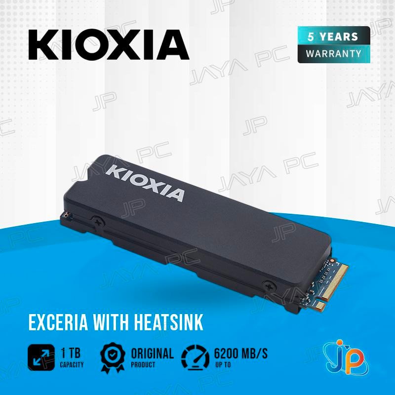 Kioxia SSD Exceria With Heatsink M.2 Pcie NVMe Gen4 1TB - M2 1 TB