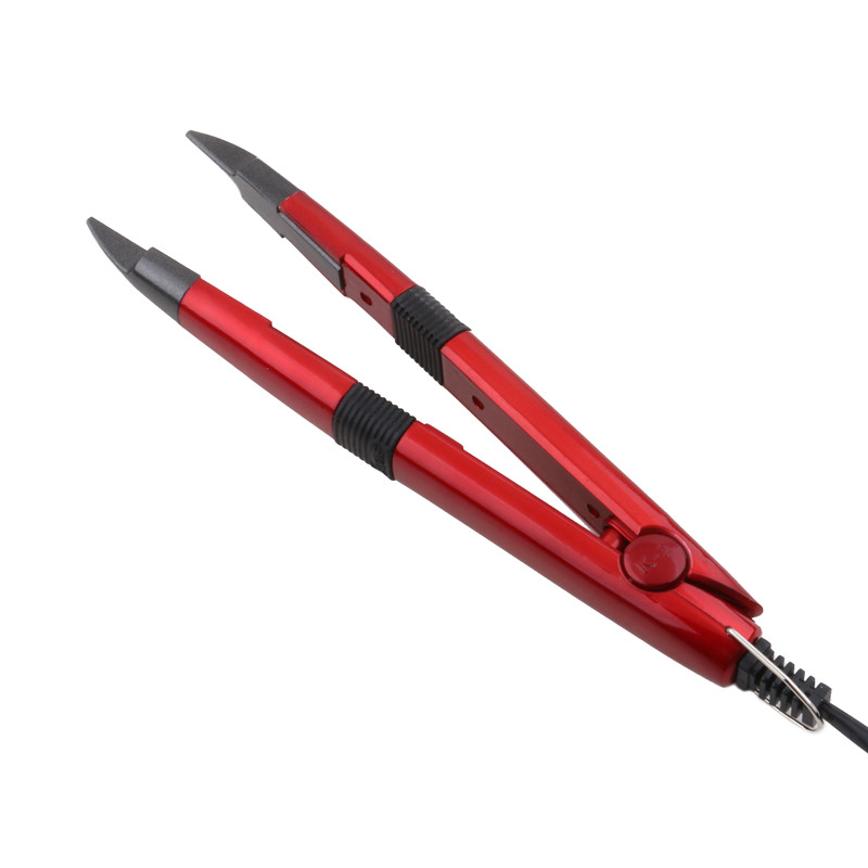 Hair Extension Iron Sharp Tip Fusion Connector Keratin Bonding Tools Adjustable Temperature Heat Con