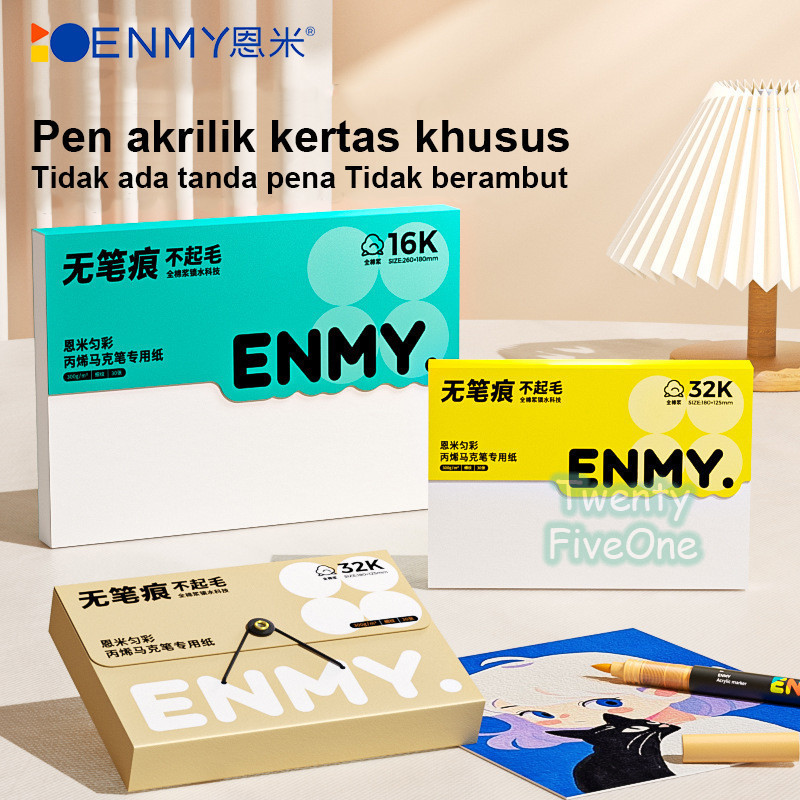 

ENMY Marker Pad 30 Sheets 300GSM Professional No Penetration Paper Sketchbook
