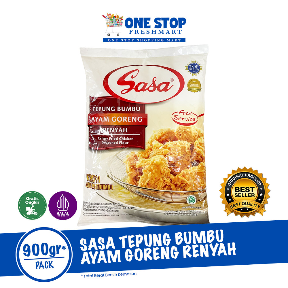 

SASA TEPUNG BUMBU AYAM GORENG 900GR