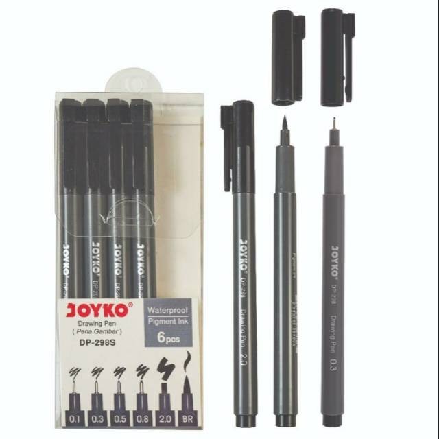 

Joyko drawing pen set 6 dp-298s