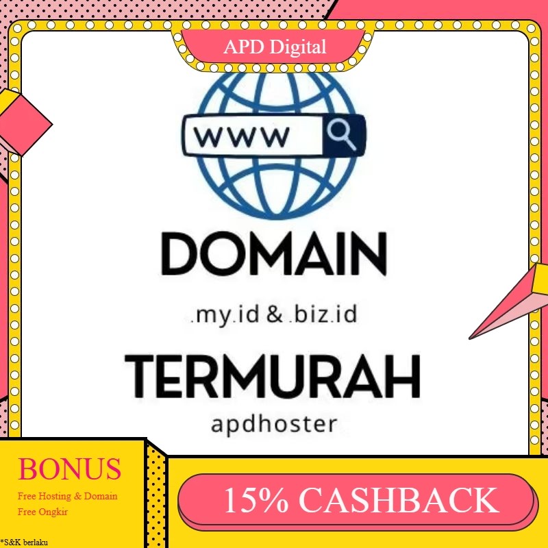 DOMAIN TERMURAH .my.id & .biz.id APD