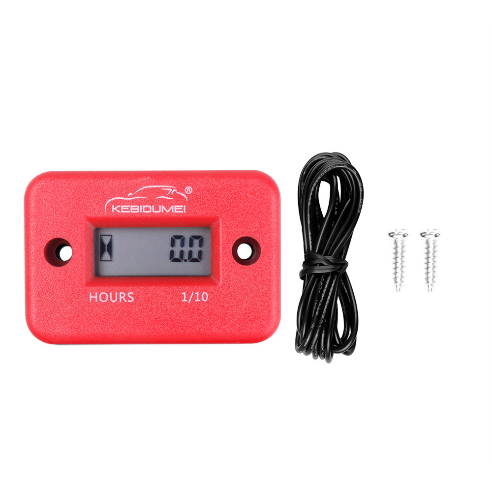 Motorcycle Inductive Digital Waterproof Hour Meter inductive ta  hour meter digital Accumulator Digi
