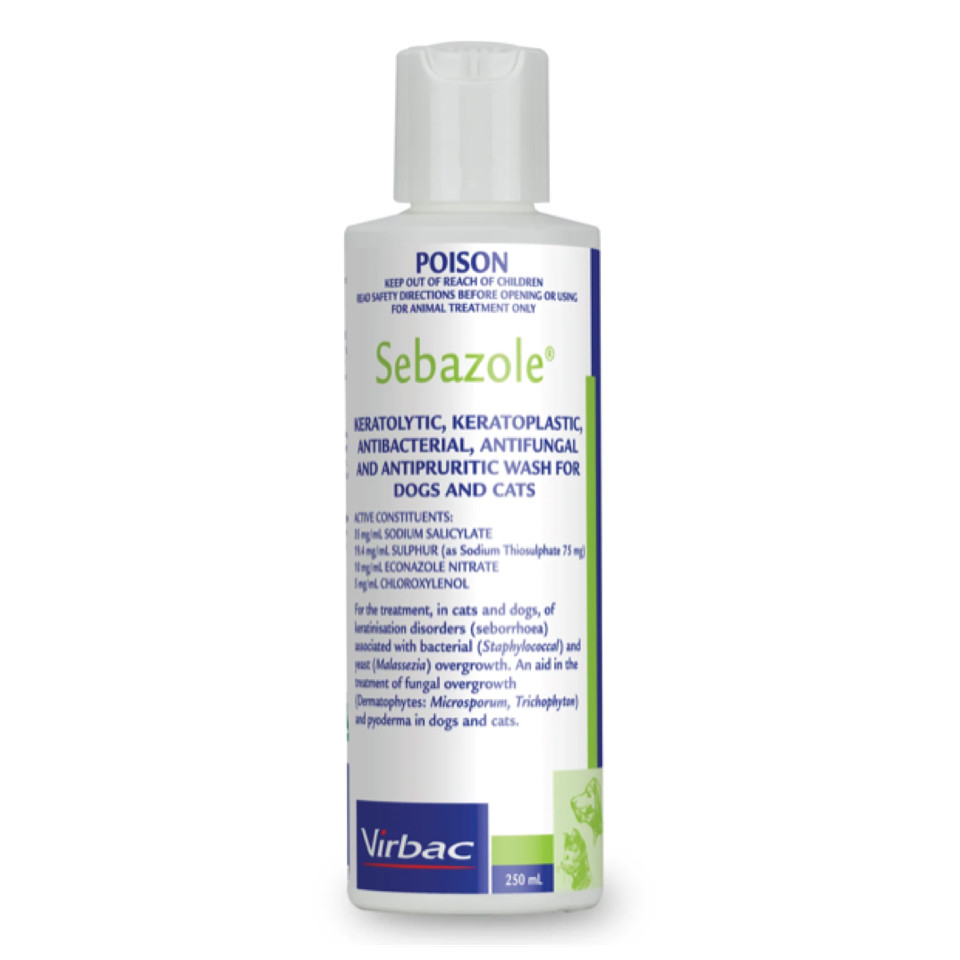 Virbac Sebazole Shampoo 250ml