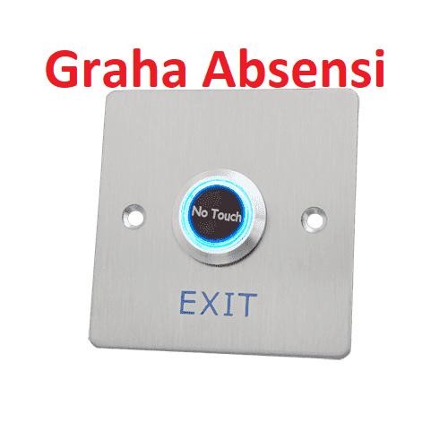 

touchless button exit door access wide