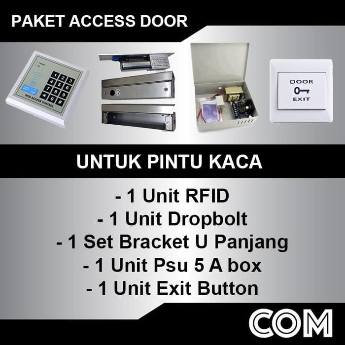 

PAKET ACCESS CONTROL / DOOR LOCK KACA