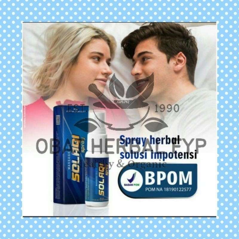 ORIGINAL 100% THE BEST !!! Solaqi Spray Obat Semprot Kuat Menambah Stamina Pria Bercinta(Gratis Ongk