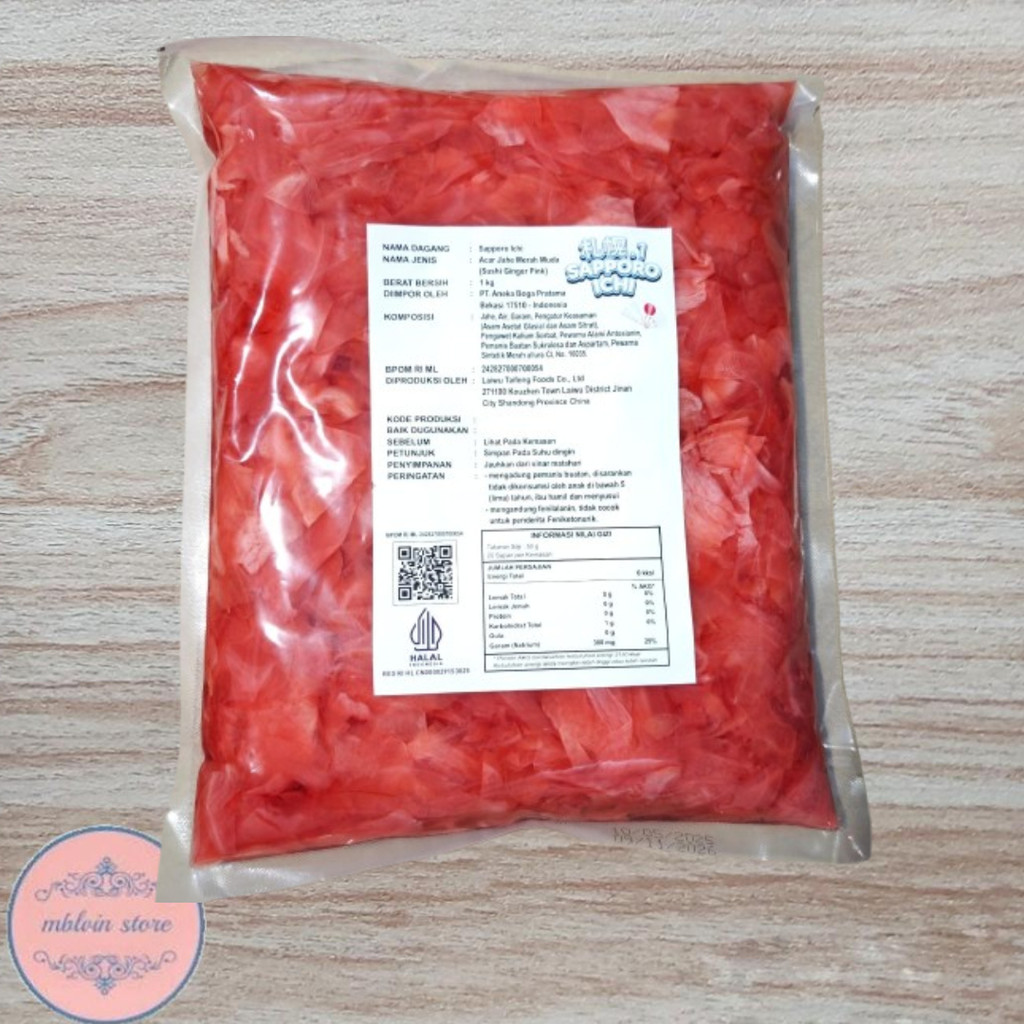 

Sushi Ginger Pink / Gari Pink / Acar Jahe Merah