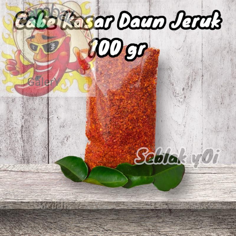 

SambaL GalerY Cabe Bubuk Aroma Daun Jeruk 100 gr super jeletot