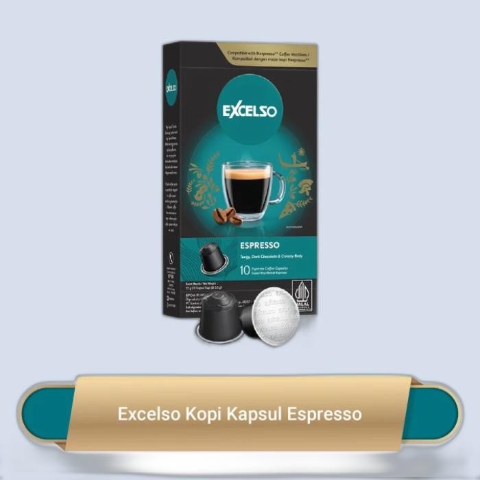 

EXCELSO KOPI KAPSUL ESPRESSO - NESPRESSO COMPATIBLE