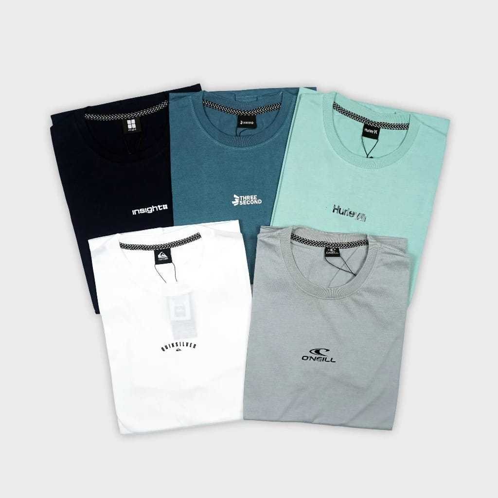4 pcs 100 ribu Kaos Distro MixBrand 100% Matahari original pria wanita dewasa tshirt terbaru 2024
