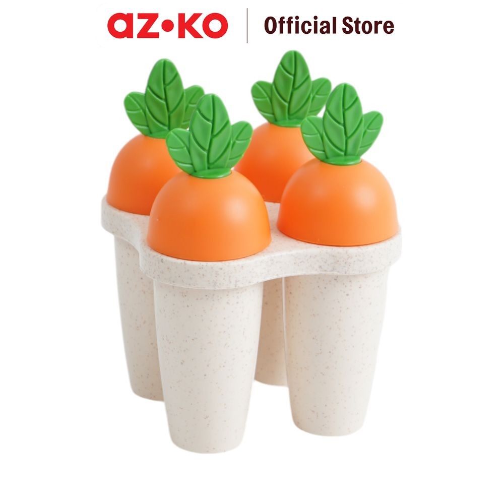 AZKO Ataru Cetakan Es Lilin Carrot Pencetak Es Krim Food Grade Ice Mould Perlengkapan Masak