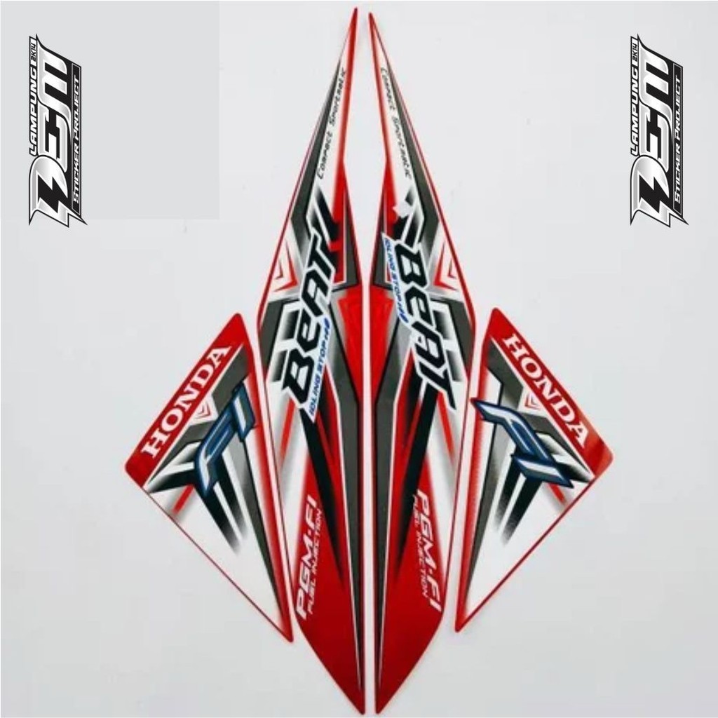STIKER STRIPING MOTOR BEAT F1 2015 LIS LES BODY MOTOR BEAT F1 2015 STANDAR