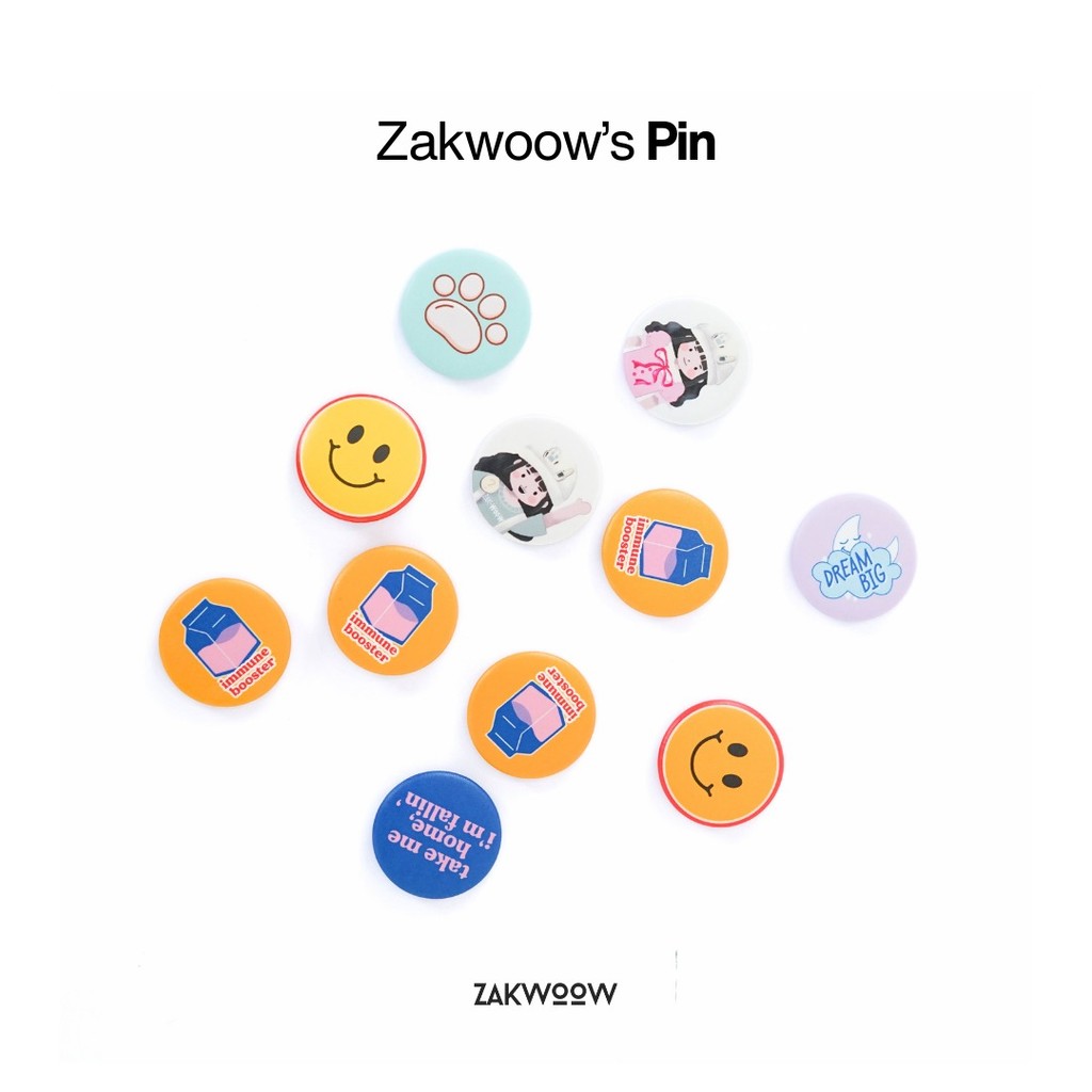 Zakwoowstyle Zakwoow’s Pin Pin Bulat | Bross & Pin