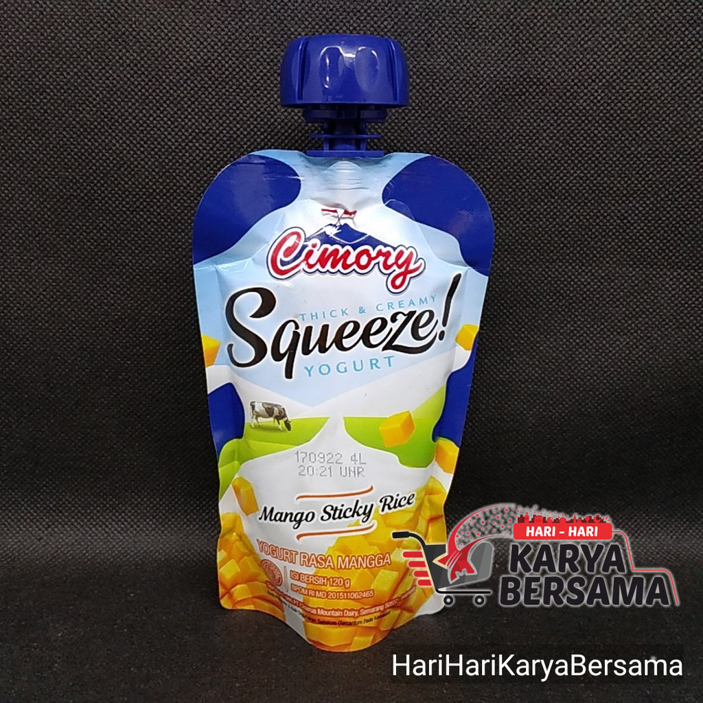 

CIMORY SQUEEZE YOGURT MANGO STICKY RICE 120GR