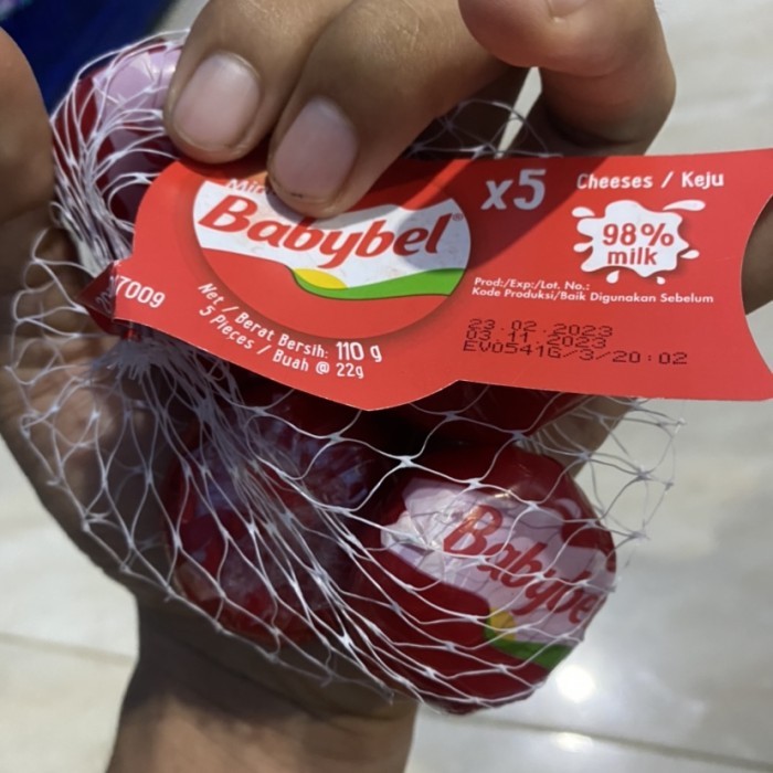 

Babybel Red Mini Cheese/keju 5 pcs/100gr