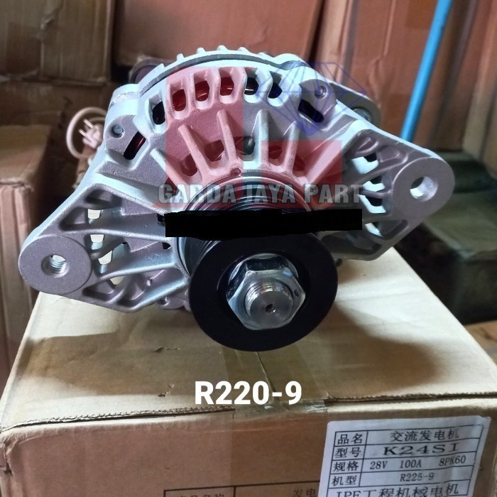 ALTERNATOR DINAMO AMPERE HYUNDAI R220-9 24V 100A BERMUTU