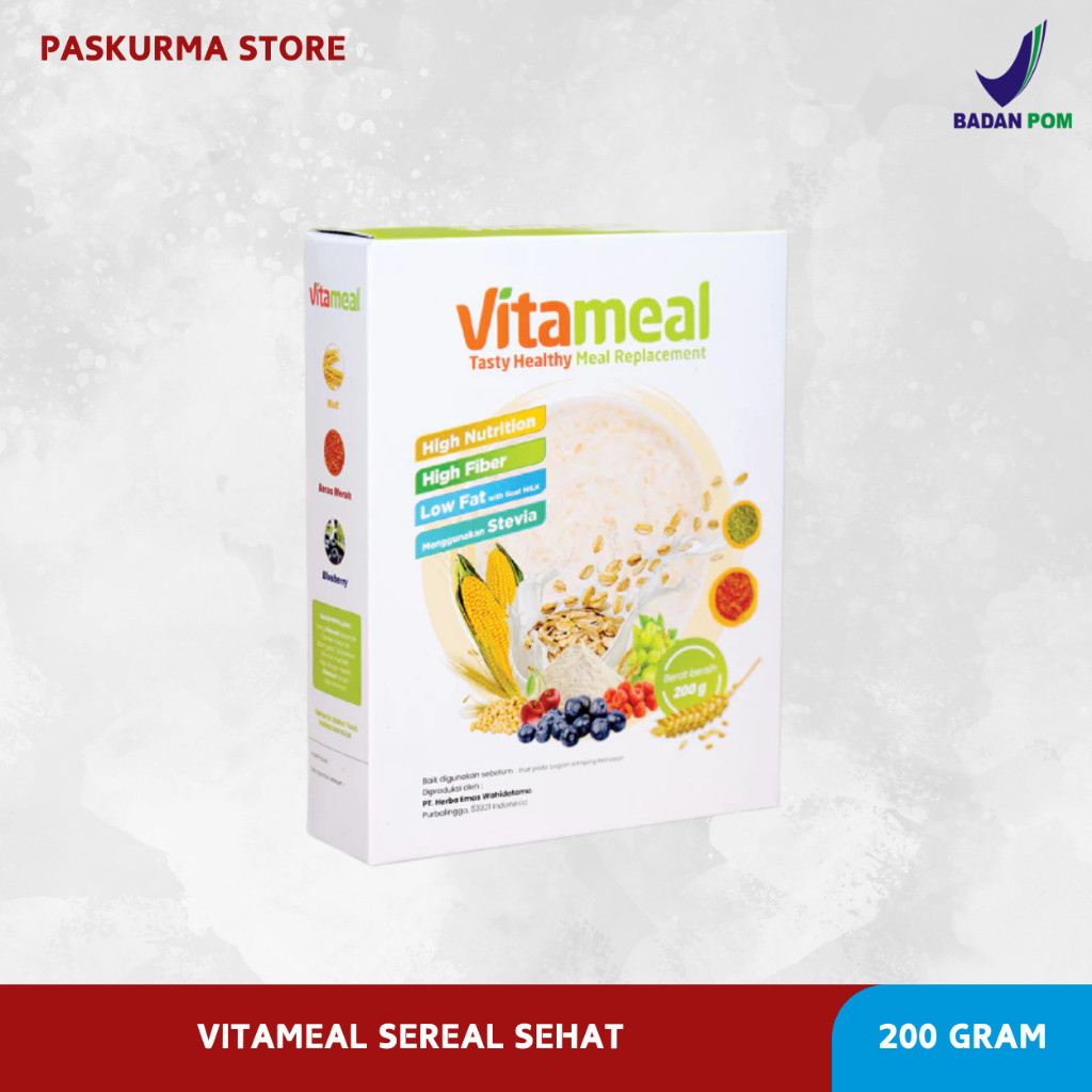 

VITAMEAL – SEREAL SEHAT ALAMI MULTIGRAIN ISI 200 GRAM