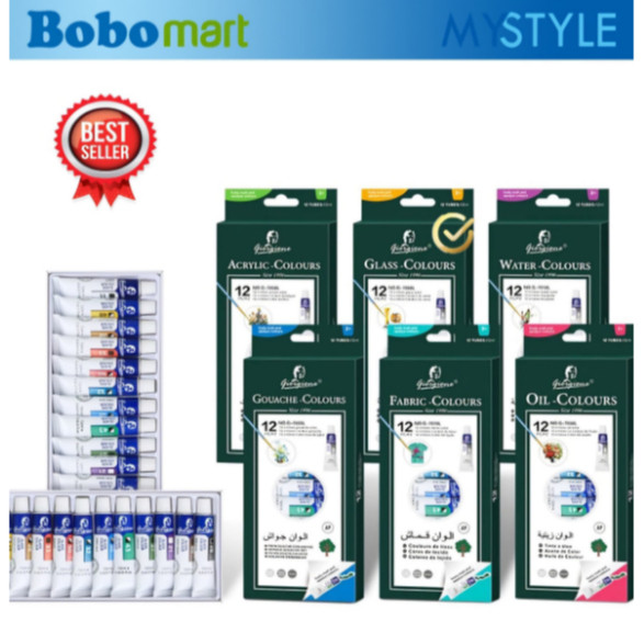 

BOBOMARTS GIORGIONE OIL-COLOURS CAT AIR VTEC 1SET 12PCS AIR FULL SET ALAT LUKIS MEWARNAI MURAH G-3068L