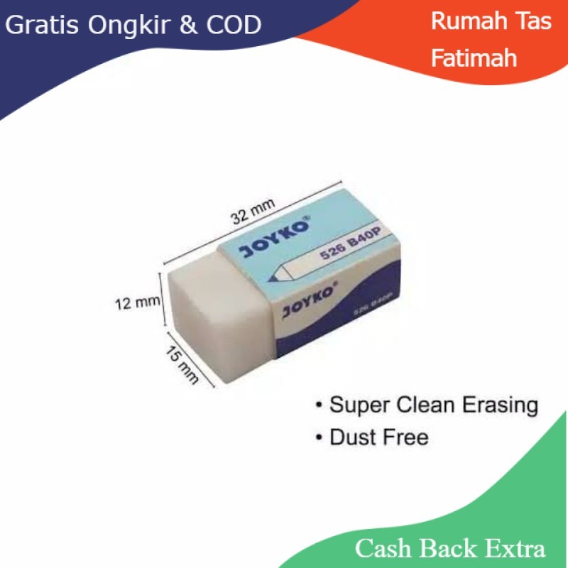 

Promo (ECER) PENGHAPUS PENSIL JOYKO KECIL ECER By Rumah Tas Fatimah