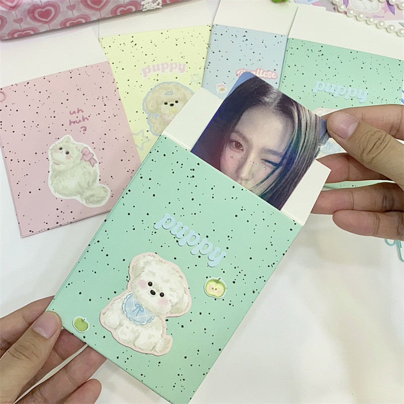 

[GAMGAM] Animal Pastel Ink Splash Series Envelope Photocard Packaging Amplop PC