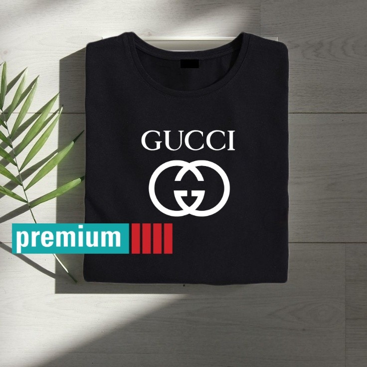 Koas T-Shirt Pria Lengan Pendek GC IMPOR TEXT PUTIH/BAJU KAOS ORIGINAL DISTRO IMPOR /BAJU KAOS PRIA 