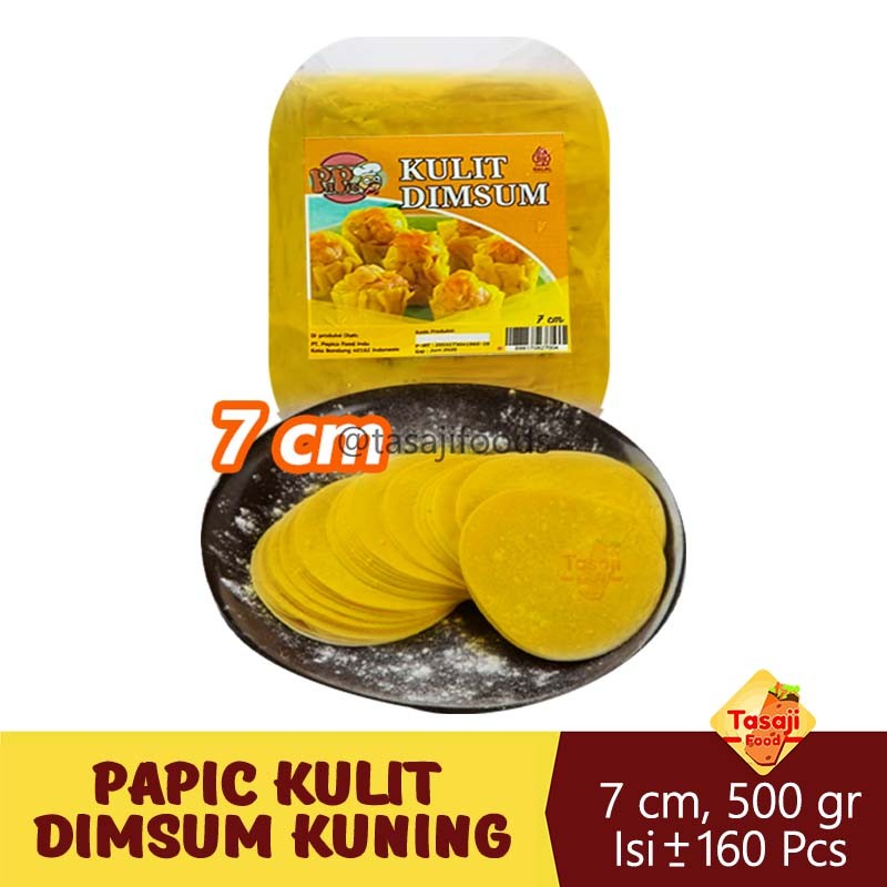 

Papic Kulit Dimsum Kuning 7 Cm 500 Gram Frozen