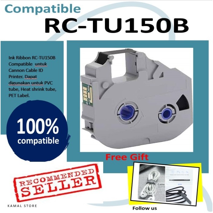 

Ink ribbon Compatible RC-TU150B for Canon Cable ID Printer MK3000 MK5000