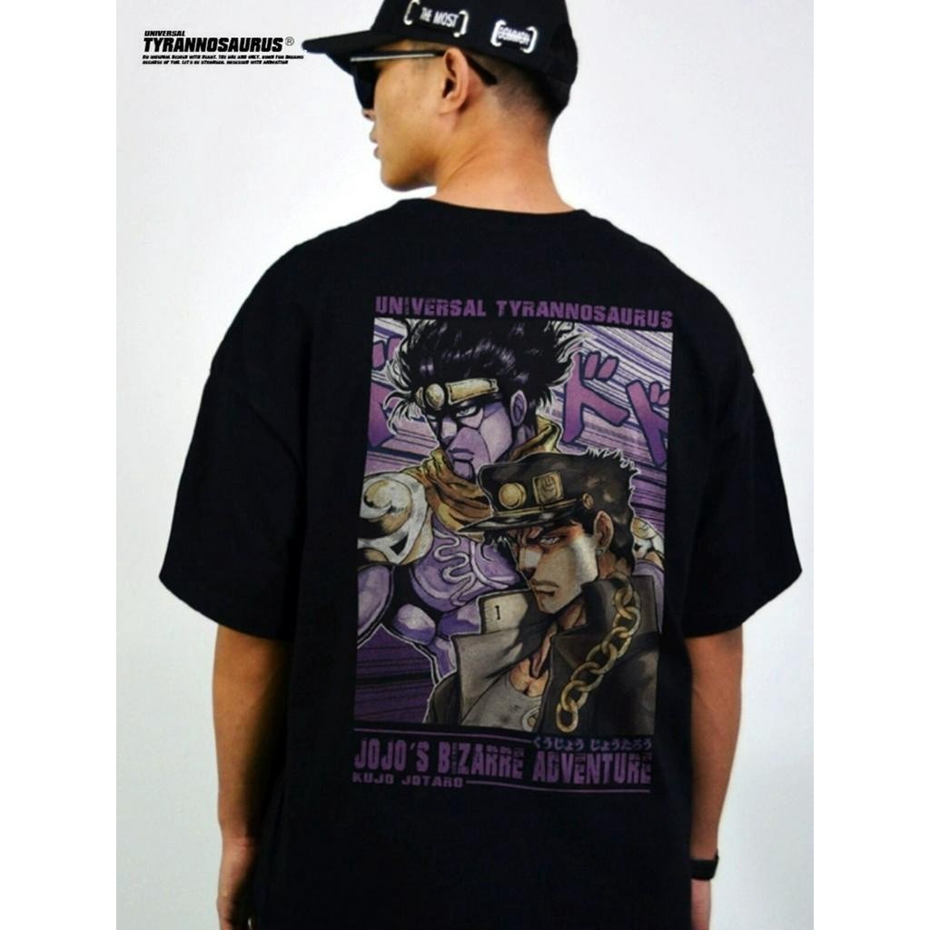 [Barang Ready &  COD]Kaus Lengan Pendek Periferal Petualangan Aneh JOJO Jojo Baru untuk Pria dan Wan