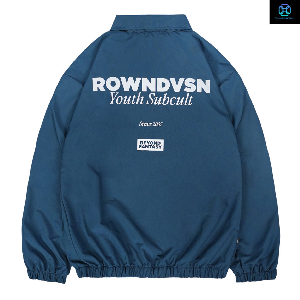 Rown Division Official Tracksuit Jacket - Rowndvsn Jaket Paranoida Petrol
