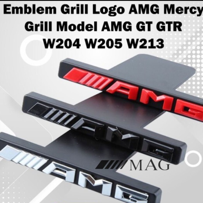 Emblem Grill Logo AMG W204 W205 W212 W211 GTR GT AMG Mercedes Benz