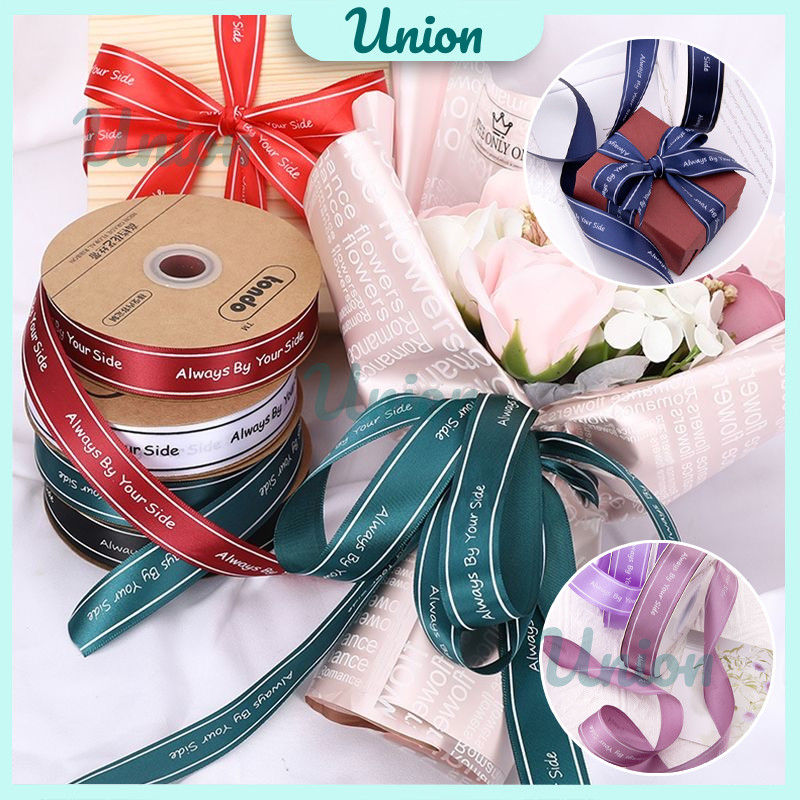 

Pita Cetak Satin "Always By Your Side" Lebar 2.5 cm Pita Kemasan