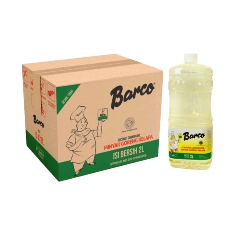 

Barco Minyak Goreng Kelapa Coconut Cooking Oil Botol 1 Karton (6 x 2 Liter)