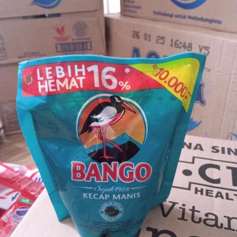 

KECAP MANIS BANGO 4 POUCH UKURAN 200ML / KECAP BANGO LEBIH HEMAT 16% - [NEW] - FOPISHOP88