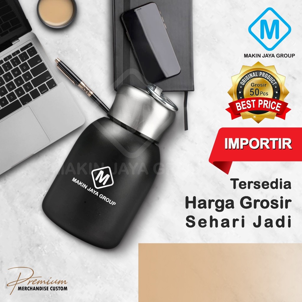 Aestetic Tumbler Custom Grafir TUMBLER MINI coffe 280ml botol air minum kopi stainlees -Tahan Panas 