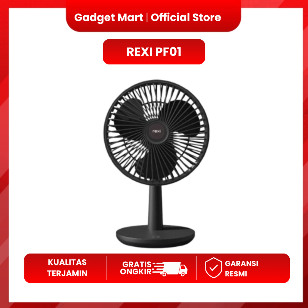 Kipas Portable REXI |PF01 Standing Portable Fan