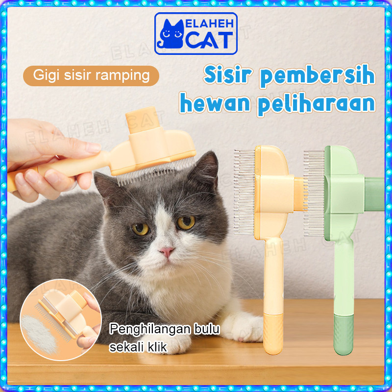 Sisir Kucing Bulu Rontok Sisir Rambut Kusut Dan Rontok Tombol Otomatis