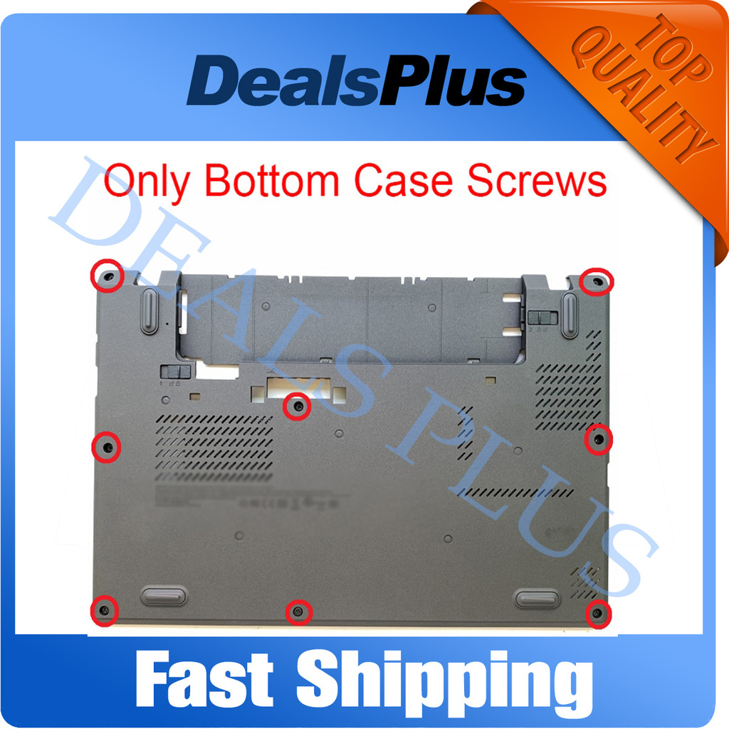 8pcs/Set Black Bottom Case Screws Replacement For Lenovo ThinkPad X240 X250 X260 X270 X280