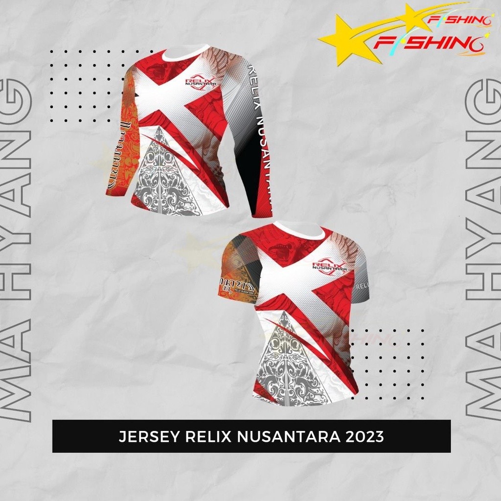 Relix Nusantara Jersey Ma Hyang Kaos Mancing Lengan Panjang Pendek S-2XL