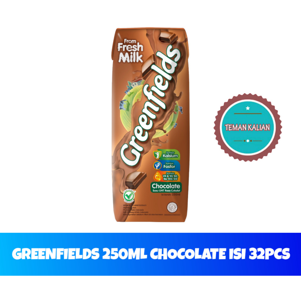 

Greenfields 250ml Chocolate 1 karton isi 32pcs