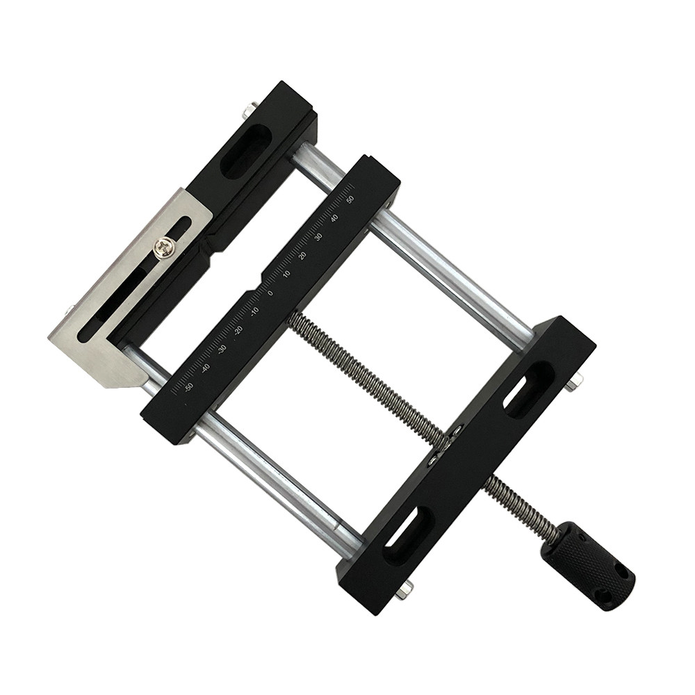 

140x320mm Aluminium Flat Tongs Vice Vise Fixture Flat Tongs Screw Parallel-jaw Vice Plain Vise QGG for DIY Wood Metal Working