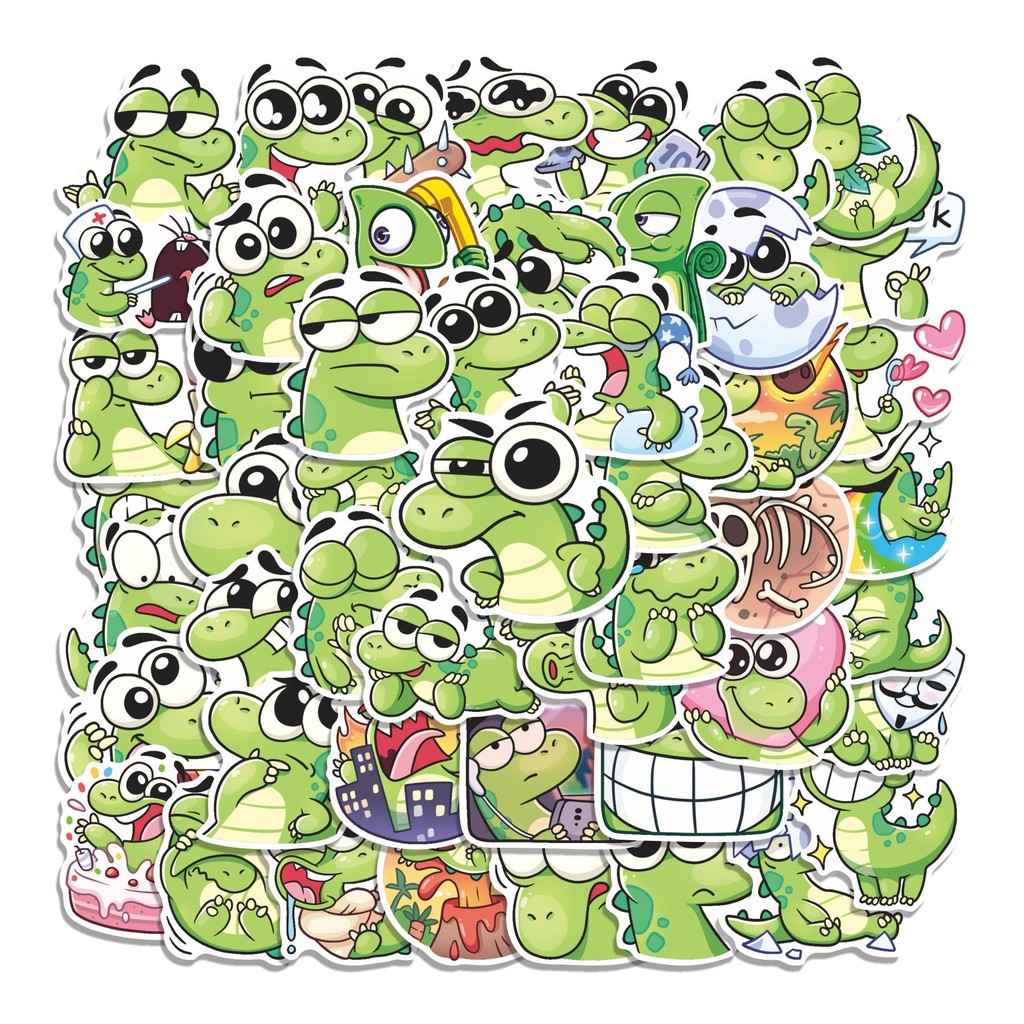 

COD 50 Pcs Stiker Dean the Dragon boy Lucu Anti Air Untuk Dekorasi Notebook Sepeda Skateboard Handphone
