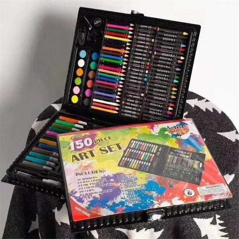 

POL0059/CRAYON ART SET 150 PCS CRAYON WARNA PENSIL WARNA PENSIL MINYAK KRAYON CRAYON FULL WARNA