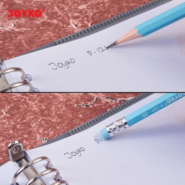 

Pensil Joyko P-121 2B Warna Pastel Plus Penghapus - Lusinan