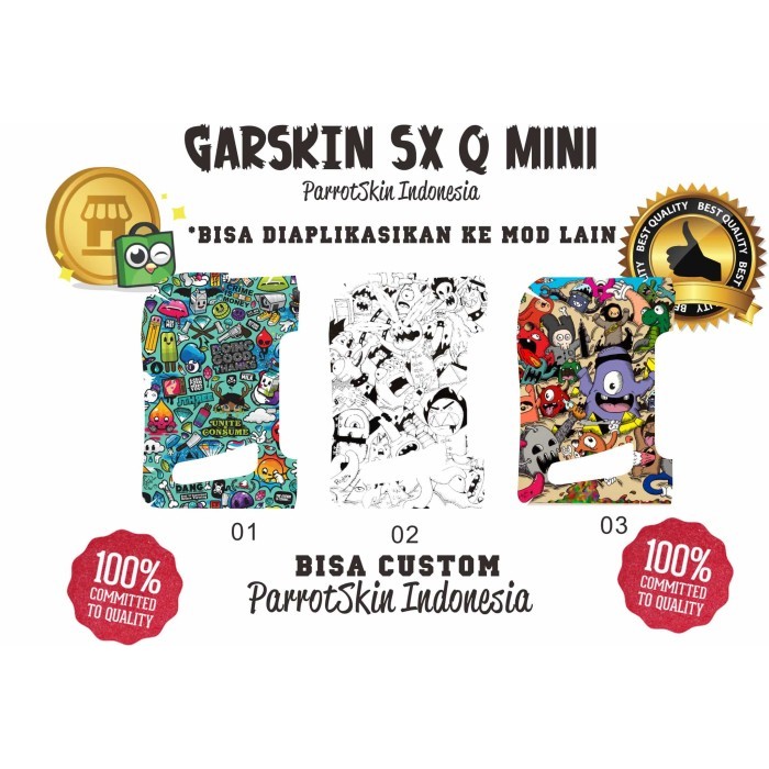 Garskin  SX mini Q MINI doodle edition
