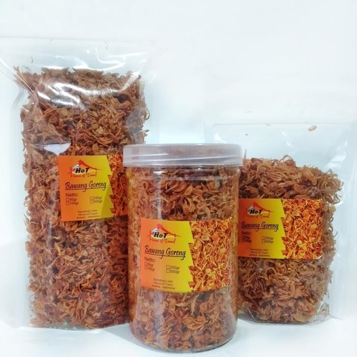 

Bawang -bawang merah- Goreng 250gr Original Tanpa Tepung - Pouch