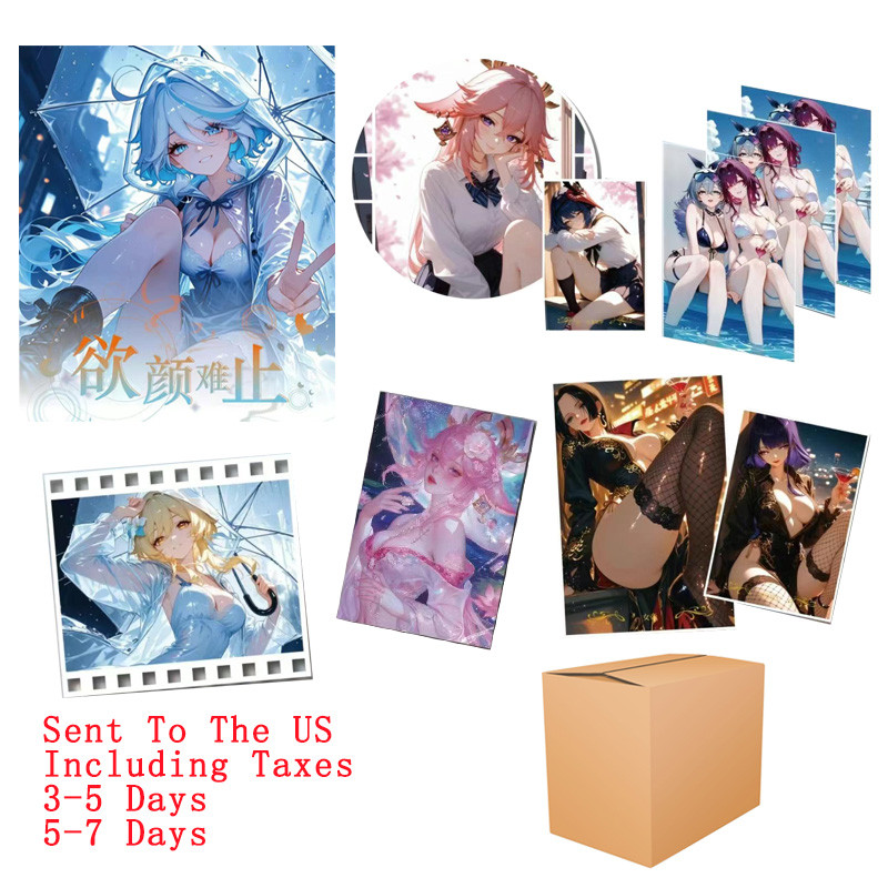 

2025 Wholesales Goddess Story Card Collection Booster Box A5 Acrylic Colored Paper Ab Case Sexy Style Nude Waifu Hobby Gift