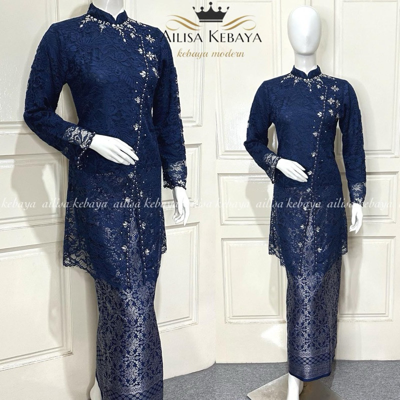 ai - KEBAYA PAYET MODERN - KEBAYA JANGGAN BROKAT MIX SONGKET - KEBAYA BUSUI MODERN - KEBAYA PESTA - 