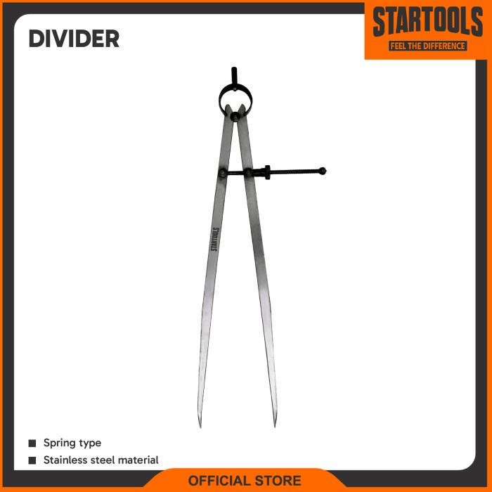 Startools Divider Spring Caliper / Jangka Bubut Lurus 10"
