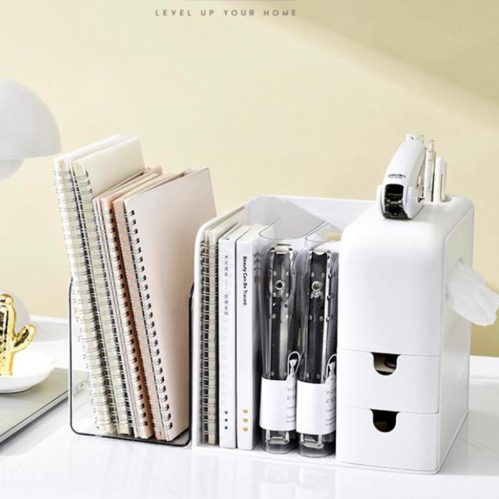 

AHHA Desk Organizer Rak Buku Meja Tempat Penyimpan Alat Tulis - Large